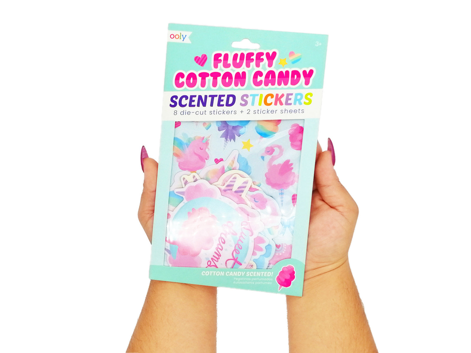 Calcomania Fluffy Cotton Candy Con Olor