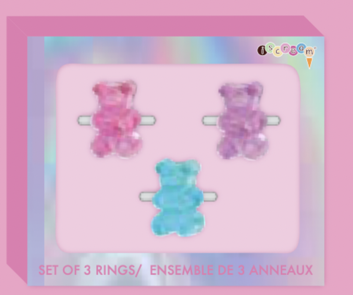 Set de Anillos Gummy Bear