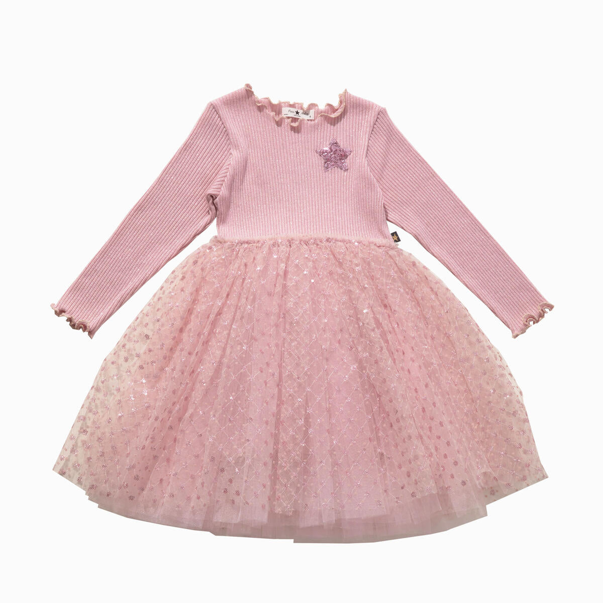 Vestido Rosa Tutu Con Estrella