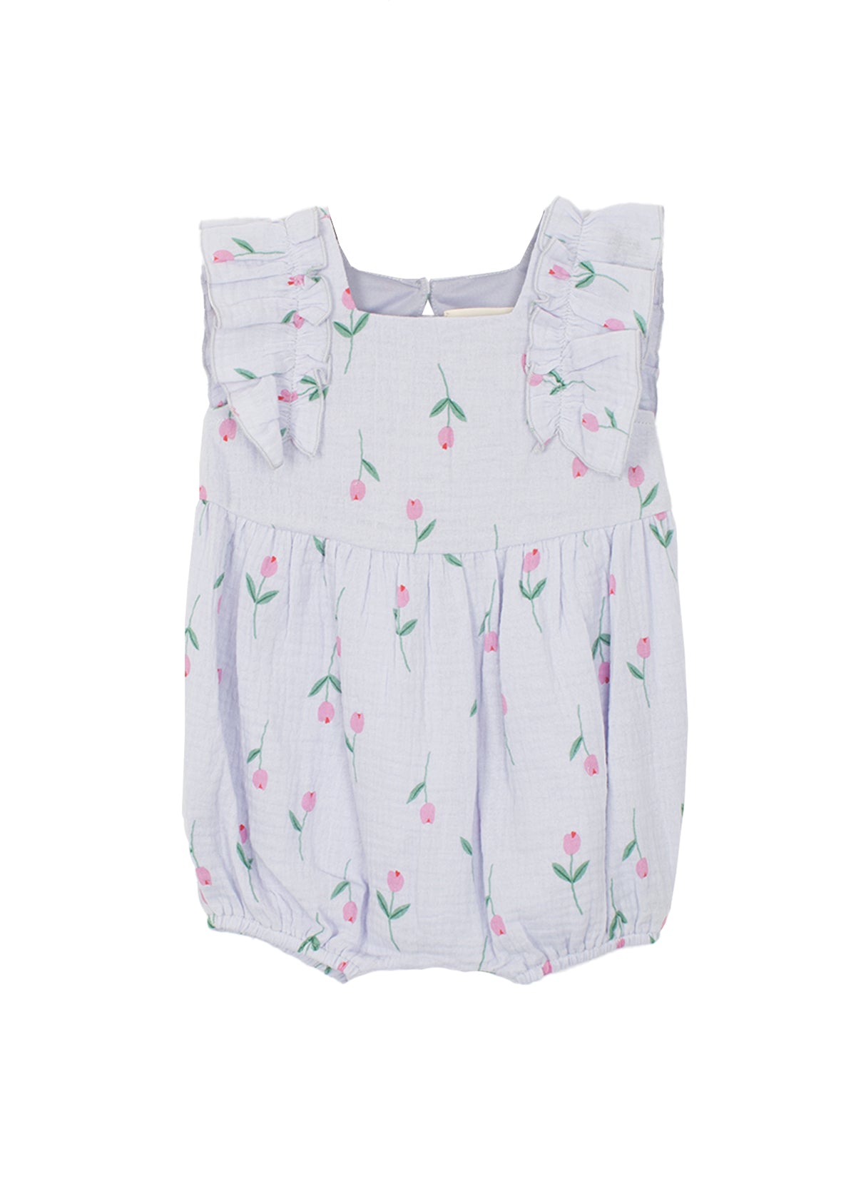 Romper Lila Con Tulipanes