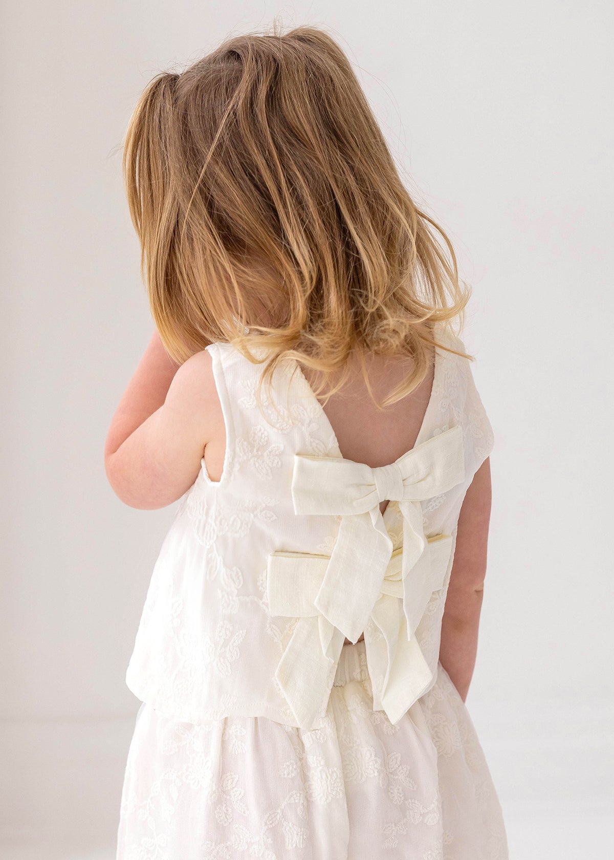 Conjunto Blusa  Y Short Blanco