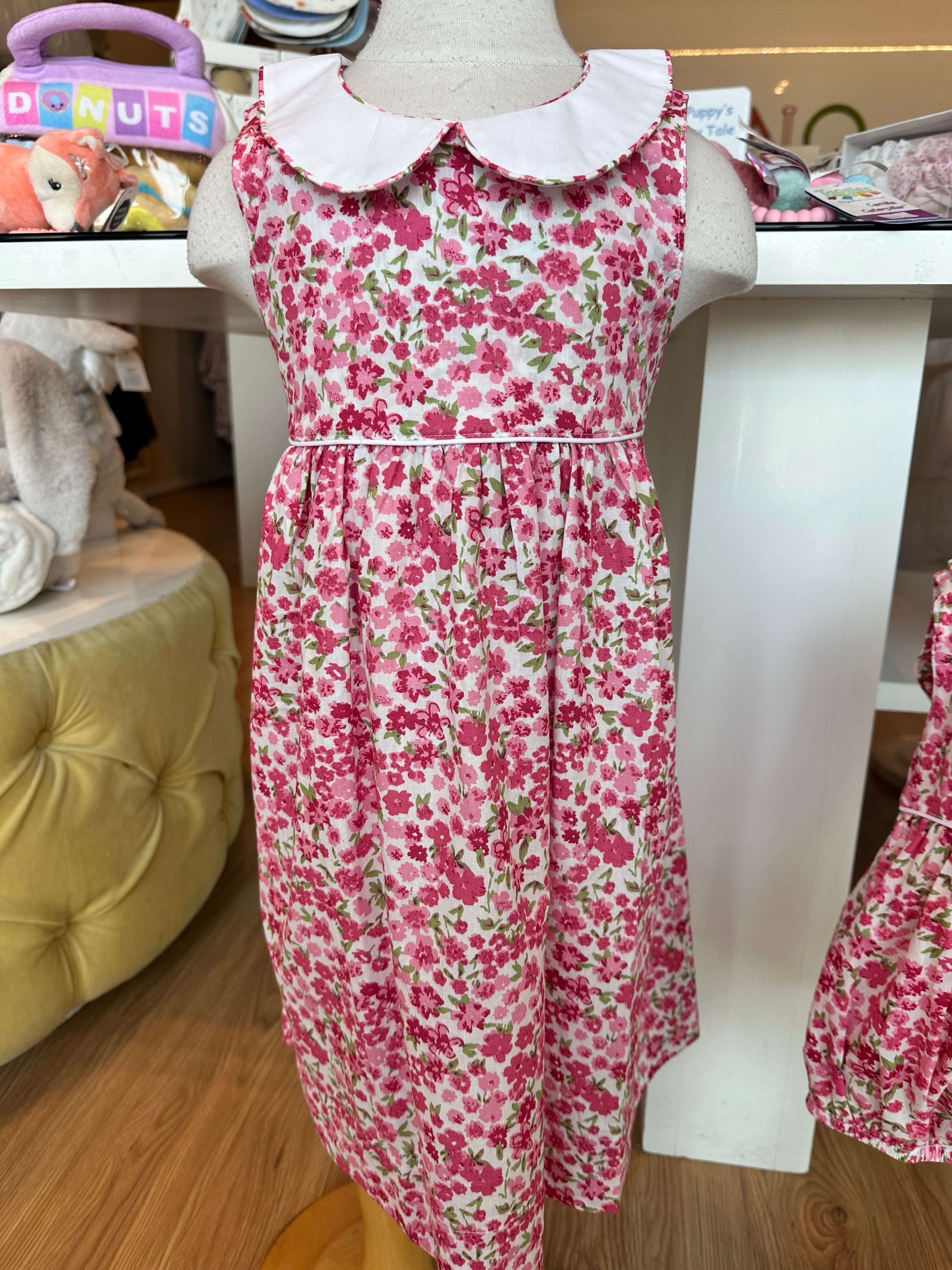 Vestido Hot Pink Floral