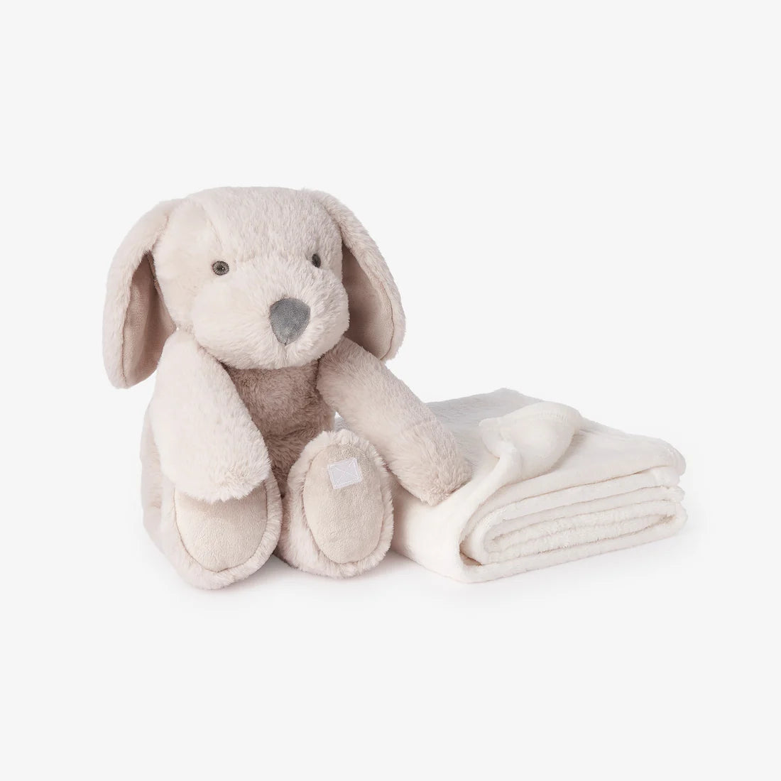 Peluche Perrito Café y Cobija