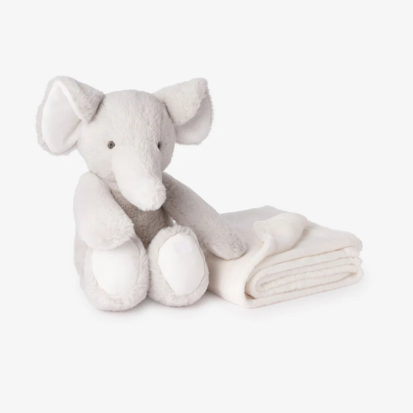 Peluche Elefante Gris y Cobija