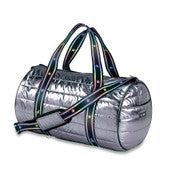 Bolsa Duffle Bag Metalica Rainbow Con Estrellas