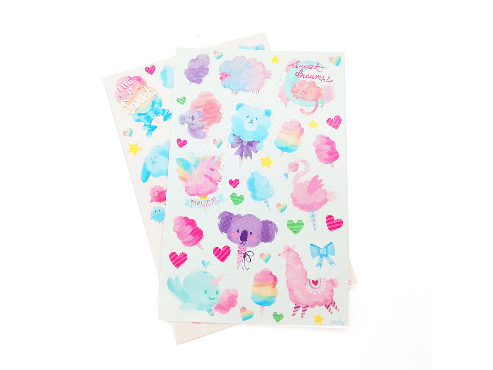 Calcomania Fluffy Cotton Candy Con Olor