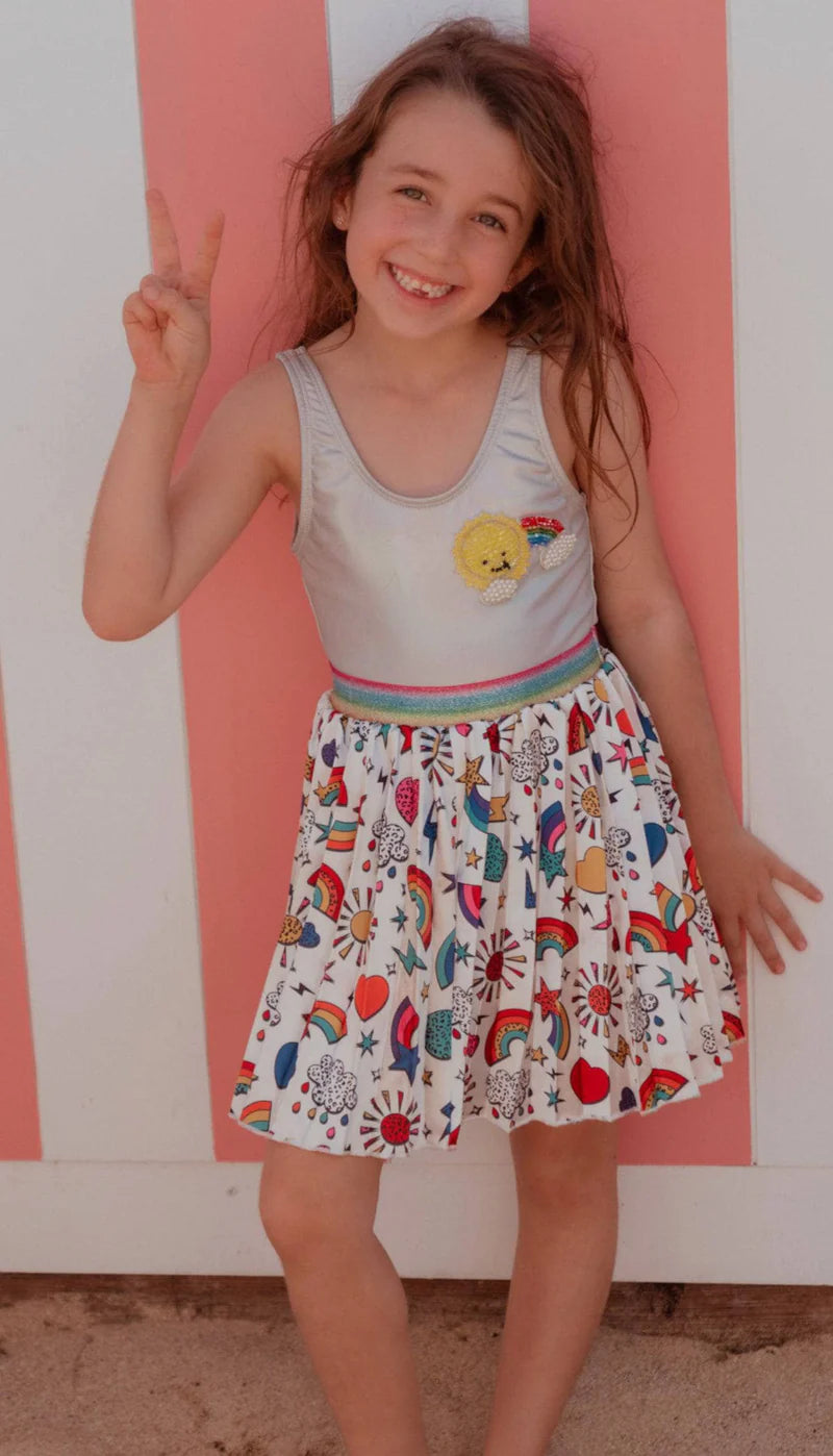 Traje de baño Plateado